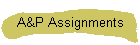 A&P Assignments