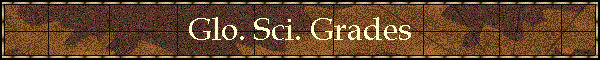 Glo. Sci. Grades